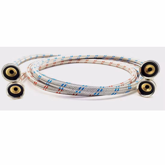 Washing Machine Discharge Hose with Blue and Red Wire