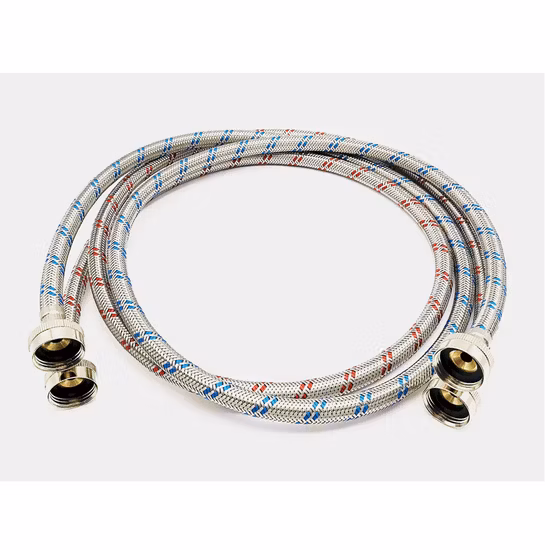 Washing Machine Discharge Hose with Blue and Red Wire
