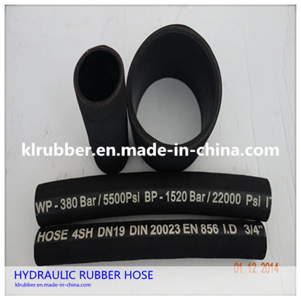 Steel Wire Braided Corrugated Hydraulic Rubber Hose