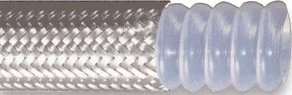 Medical Flexible Reinforced Plastic Convoluted Corrugated PTFE Hose with Stainless Steel Wire Braid