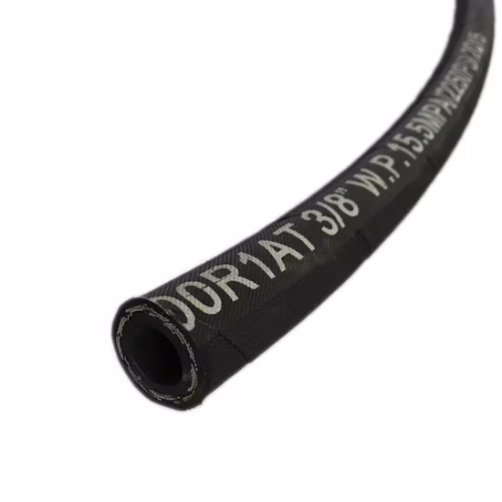 High Pressure Hydraulic Rubber Hose Wire Braided Spiral Flexible Rubber Oil Hose